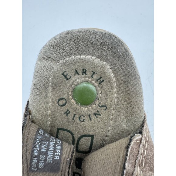 Earth Origins Womens Sassy Gladiator Sandals 7.5M Brown Suede Lace Up Casual - Picture 2 of 12